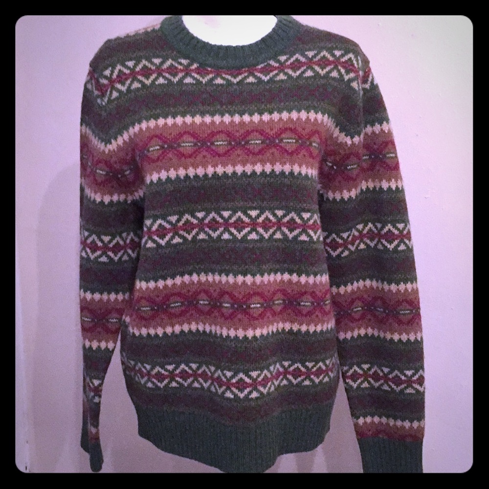LL Bean Aztec Sweater